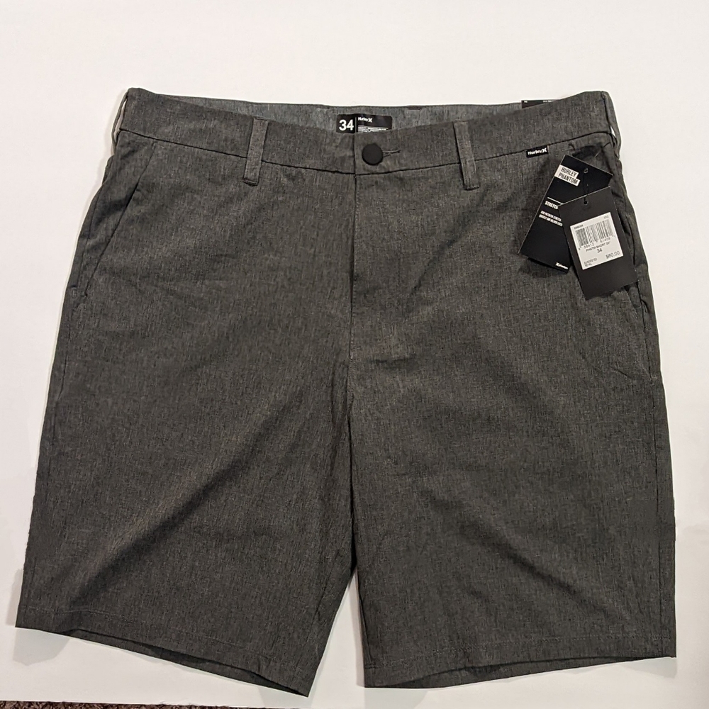 NWT Gray Hurley Shorts Size 34